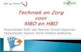 Techniek en Zorg voor MBO en HBO