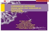 CHRONISCHE DEPRESSIE    nieuwe opties voor onderzoek en behandeling  GGNet januari 2013
