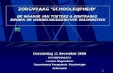 Donderdag 11 december 2008 IVO BERNAERTS Lessius Hogeschool Departement Toegepaste  Psychologie