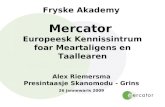 Wat is Mercator?