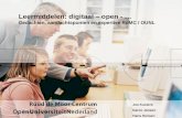 Leermiddelen: digitaal – open - … Gedachten, aandachtspunten en expertise RdMC / OUNL