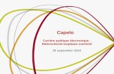 Capelo   Carrière  publique  électronique - Elektronische loopbaan overheid 30 september 2010
