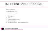 INLEIDING ARCHEOLOGIE