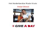 Het Nederlandse Rode Kruis  Helpt Direct