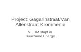 Project: Gagarinstraat/Van Allenstraat Krommenie