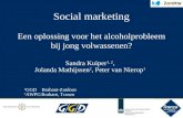 Social marketing E en oplossing voor het alcoholprobleem bij jong volwassenen?