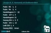 Liturgie ds . K.  Harmannij uit  Eindhoven-Best