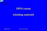 SPSS-cursus inleiding statistiek