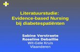 Literatuurstudie:  Evidence-based Nursing bij diabetespatiënten