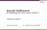 Social Software A challenge for the (near) future !