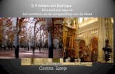3.4 Islam en Europa            kenmerkend aspect: het ontstaan en de verspreiding van de islam