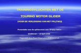 TRAININGSVLUCHTEN MET DE  TOURING MOTOR GLIDER (VOOR DE VERLENGING VAN HET PPL(TMG))