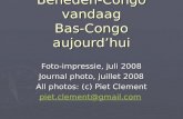 Beneden-Congo vandaag Bas-Congo aujourd’hui
