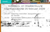 Schilders- en Waddenbuurt Informatieavond 26 februari 2009