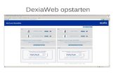 DexiaWeb opstarten