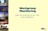 Werkgroep Monitoring