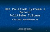 Het Politiek Systeem 2 Beleid Politieke Cultuur