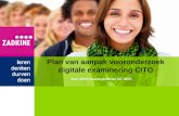 Plan van aanpak vooronderzoek digitale examinering CITO