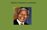Nelson  Mandela  overleden