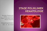 Stage Polikliniek Hematologie