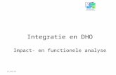 Integratie en  DHO Impact- en functionele analyse