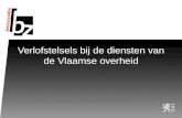 Verlofstelsels bij de diensten van de Vlaamse overheid