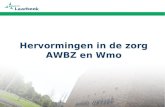 Hervormingen in de zorg AWBZ en Wmo