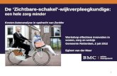 Workshop  effectieve innovaties in wonen, zorg en welzijn Gemeente  Rotterdam, 2  juli  2012