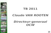 TB 2011 Claude VAN ROOTEN Directeur-generaal OCW