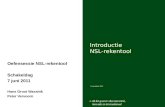 Introductie  NSL-rekentool