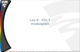 Les 8 : XSLT modulariteit