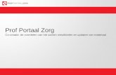 Prof Portaal Zorg  Co-creatie: de voordelen van het samen ontwikkelen en updaten van  materiaal