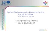 Project Technologische Dienstverlening “Licht & Kleur” (IWT VIS/TD nr 40575)