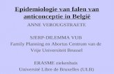 Epidemiologie van falen van anticonceptie in België