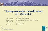 “Aansprekende resultaten  in Utrecht”