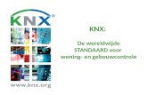 KNX:  De wereldwijde STANDAARD voor  woning- en gebouwcontrole