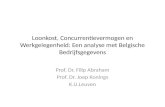 Loonkost, Concurrentievermogen en Werkgelegenheid: Een analyse met Belgische Bedrijfsgegevens