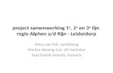 project  samenwerking  1 e , 2 e  en 3 e lijn regio  Alphen  a/d  Rijn -  Leiderdorp