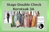 Stage Double Check Kerntaak 3A