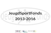JeugdSportFonds 2013-2016