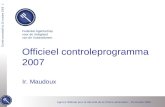 Officieel controleprogramma 2007