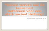 “Samen werken aan de toekomst! Hefbomen voor een sterk sociaal Limburg!