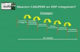 Waarom CAD/PDM en ERP integreren?