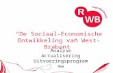 “De  Sociaal-Economische  Ontwikkeling van West-Brabant”