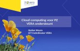 Cloud computing  voor PZ VERA ondersteunt