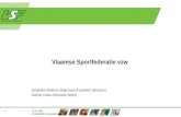 Vlaamse  Sportfederatie vzw Geraldine  Mattens  (Algemeen & juridisch  directeur)