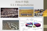 Arm &  Rijk § 2.1 Maquiladoras