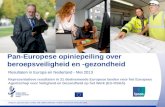 Pan-Europese opiniepeiling over beroepsveiligheid en -gezondheid