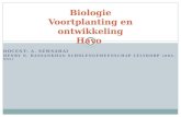 Biologie Voortplanting  en  ontwikkeling H avo