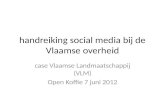 h andreiking  social  media bij de Vlaamse overheid